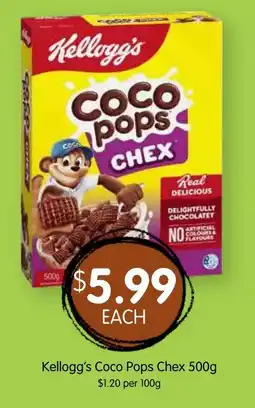 Spudshed Kellogg's Coco Pops Chex offer