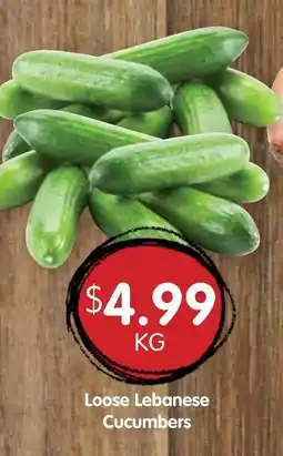 Spudshed Loose Lebanese Cucumbers offer