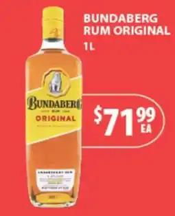 Star Liquor Bundaberg Rum Original offer