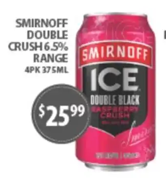 Smirnoff Ice Double Black Raspberry Crush