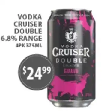 Vodka Cruiser Double Guava