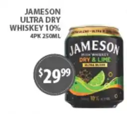 Star Liquor Jameson Ultra Dry Whiskey offer