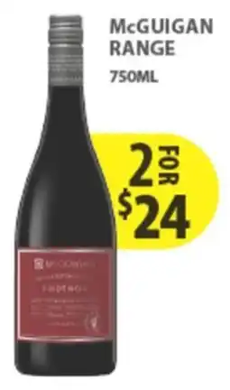 Star Liquor McGuigan Range Pinot Noir offer