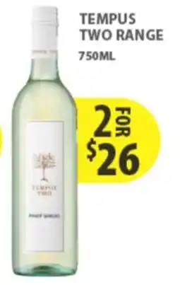 Star Liquor Tempus Two Pinot Grigio offer