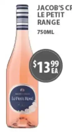 Star Liquor Jacob's Creek Le Petit Rose offer