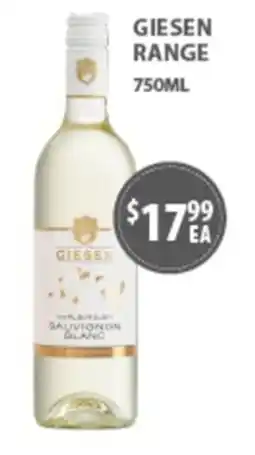 Star Liquor Giesen Sauvignon Blanc offer