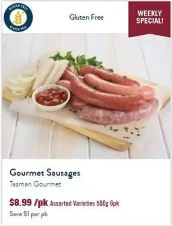 Gourmet Sausages Tasman Gourmet