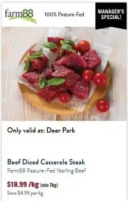 Tasman Butchers Beef Diced Casserole Steak offer