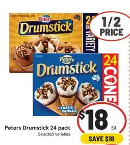 IGA Peters Drumstick 24 pack Selected Varieties offer