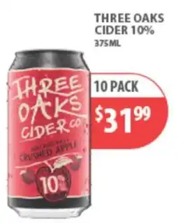 Star Liquor Three Oaks Cider offer