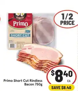 IGA Primo Short Cut Rindless Bacon offer