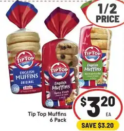 IGA Tip Top Muffins offer