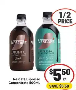 IGA Nescafe Espresso Concentrate offer