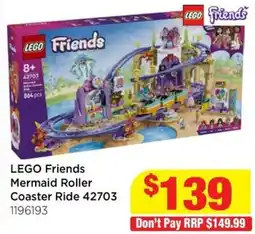 Mr Toys LEGO Friends Mermaid Roller Coaster Ride offer