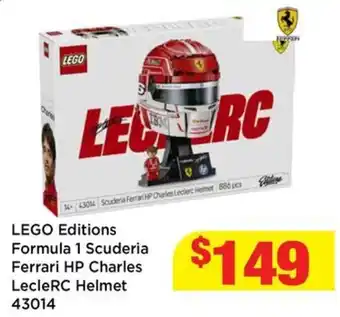 LEGO Editions Formula 1 Scuderia Ferrari HP Charles Leclerc Helmet
