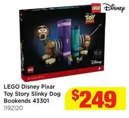 Mr Toys LEGO Disney Pixar Toy Story Slinky Dog Bookends offer