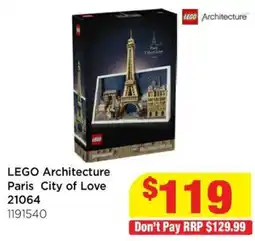 Mr Toys LEGO Architecture Paris City of Love offer