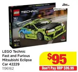 Mr Toys LEGO Technic Fast and Furious Mitsubishi Eclipse Car offer