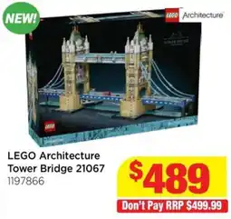 Mr Toys LEGO Architecture Tower Bridge offer