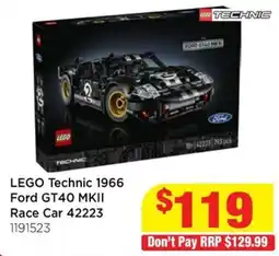 Mr Toys LEGO Technic 1966 Ford GT40 MKII Race Car offer