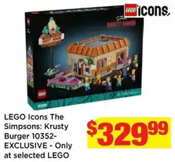Mr Toys LEGO Icons The Simpsons: Krusty Burger offer