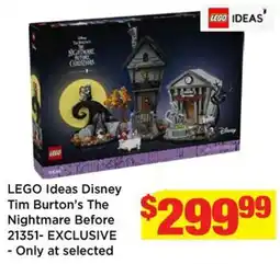 Mr Toys LEGO Ideas Disney Tim Burton's The Nightmare Before Christmas offer