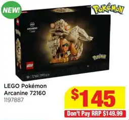 Mr Toys LEGO Pokémon Arcanine 72160 offer