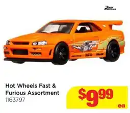 Mr Toys Hot Wheels Fast & Furious Assortment offer