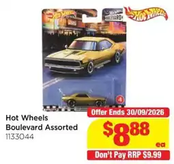 Mr Toys Hot Wheels Boulevard Assorted offer