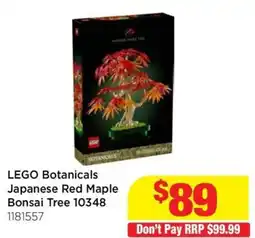 Mr Toys LEGO Botanicals Japanese Red Maple Bonsai Tree offer