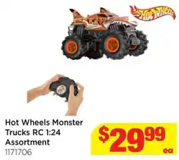 Mr Toys Hot Wheels Monster Trucks RC 1:24 Assortment offer