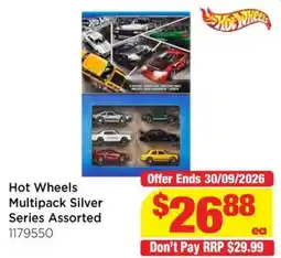 Mr Toys Hot Wheels Multipack Silver Series Assorted offer