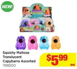 Mr Toys Squishy Maltose Translucent Capybarra Assorted offer
