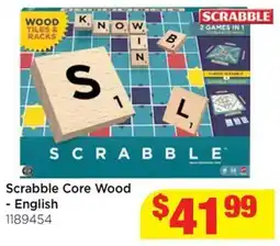 Mr Toys Scrabble Core Wood - English offer