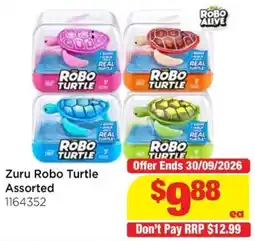 Mr Toys Zuru Robo Turtle Assorted offer