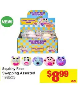 Mr Toys Squishy Face Swapping Assorted offer