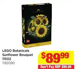 Mr Toys LEGO Botanicals Sunflower Bouquet offer
