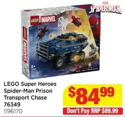 Mr Toys LEGO Super Heroes Spider-Man Prison Transport Chase offer