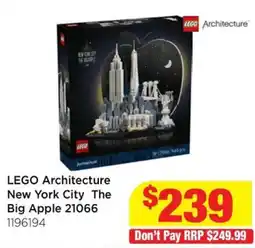 Mr Toys LEGO Architecture New York City The Big Apple 21066 offer
