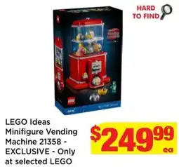 Mr Toys LEGO Ideas Minifigure Vending Machine 21358 offer