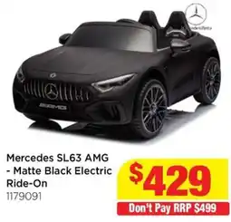 Mr Toys Mercedes SL63 AMG - Matte Black Electric Ride-On offer