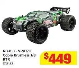 Mr Toys VRX RC Cobra Brushless 1/8 RTR offer