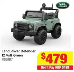 Mr Toys Land Rover Defender 12 Volt Green offer