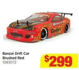 Mr Toys Banzai Drift Car Brushed Red offer