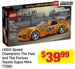 Mr Toys LEGO Speed Champions The Fast and The Furious Toyota Supra MK4 offer