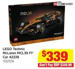 Mr Toys LEGO Technic McLaren MCL39 F1 Car offer