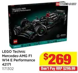 Mr Toys LEGO Technic Mercedes-AMG F1 W14 E Performance offer