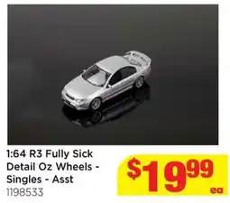 Mr Toys 1:64 R3 Fully Sick Detail Oz Wheels Singles offer