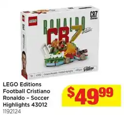 Mr Toys LEGO Editions Football Cristiano Ronaldo - Soccer Highlights 43012 offer