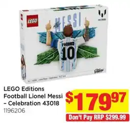 Mr Toys LEGO Editions Football Lionel Messi - Celebration offer